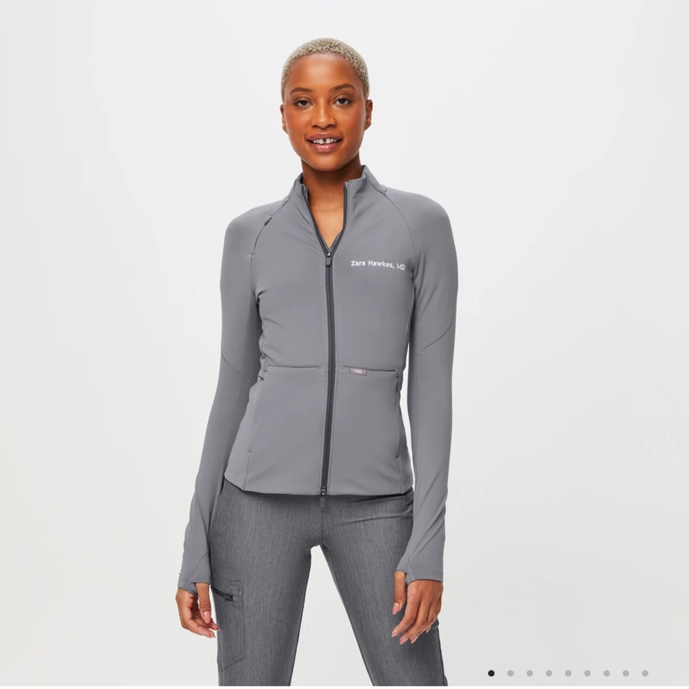 Contour Knit Scrub Jacket - Graphite